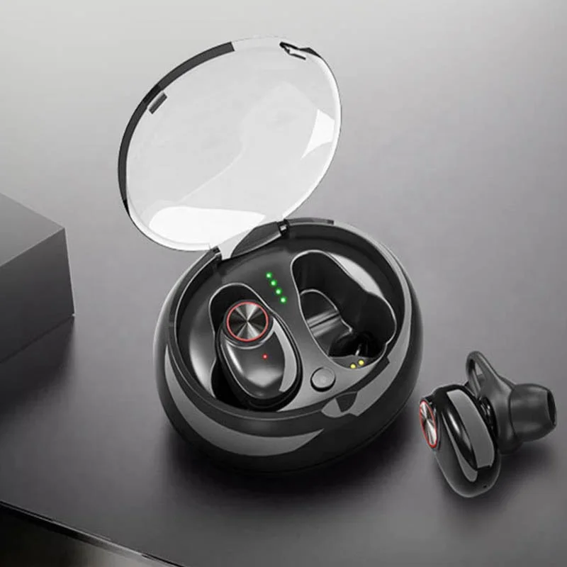 Waterproof Mini Headphones Wireless Earphone HD Stereo In Ear Earbuds, Black white
Waterproof Mini Headphones Wireless Earphone HD Stereo In Ear Earbuds, Black white