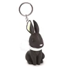 Novelty Rabbit Key Chain Cute Animal Shaped Key Ring for Car