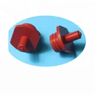 Customize Manufacturer Silicon Coil Spring Plug Custom Made Rubber Physically Tamper Proof Spiral Stopper
