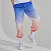 Fashion Street Style Letters Printing 100% Polyester Color Block Men's Jogger Pants