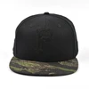 fancy 100 cotton Material Unisex unisex Snapback Cap With Custom Brim