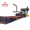 steel sheet steel plate shot blasting and painting and drying machine/pretreatment line