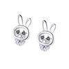 cute unique statement rabbit earrings
