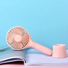 Household Hand Electric Handles Portable Fan Manufacturer Mini Handheld Rechargeable Battery Operated Fan