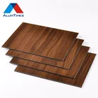Aluminum wood cladding composite panel interior cladding