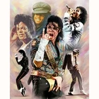 Asian dancer Michael Jackson diamond embroidery kits home decoration gift DIY full diamond painting organizer