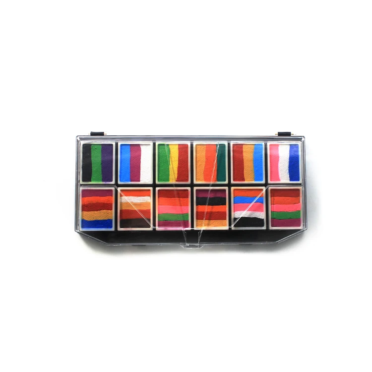 Flag Split Cake FacePaint Professional Halloween Party Face Paint for Kids, 12 colors
Flag Split Cake FacePaint Professional Halloween Party Face Paint for Kids, 12 colors