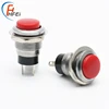 stainless steel motorcycle t85 horn 12MM DS318 OF-(ON) momentary push metal button switch