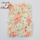 Wedding decoration backdrop silk artificial flower wall Mixed Artificial Flower Panel flower wall