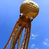 Nylon 35m length 3D inflatable octopus kite for sale