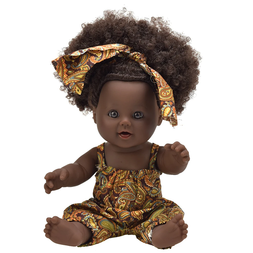 black baby dolls with hair