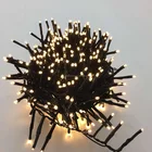 PVC wire street holiday decoration with adaptor 8 function 200 led christmas string lights