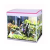Minjiang mini aquarium new fish tank glass LED lamp table