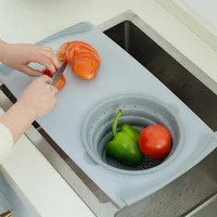 Multi-function Chopping Board with Foldable Filter for Washing Vegetable and Fruit Cutting Board Set
Multi-function Chopping Board with Foldable Filter for Washing Vegetable and Fruit Cutting Board Set