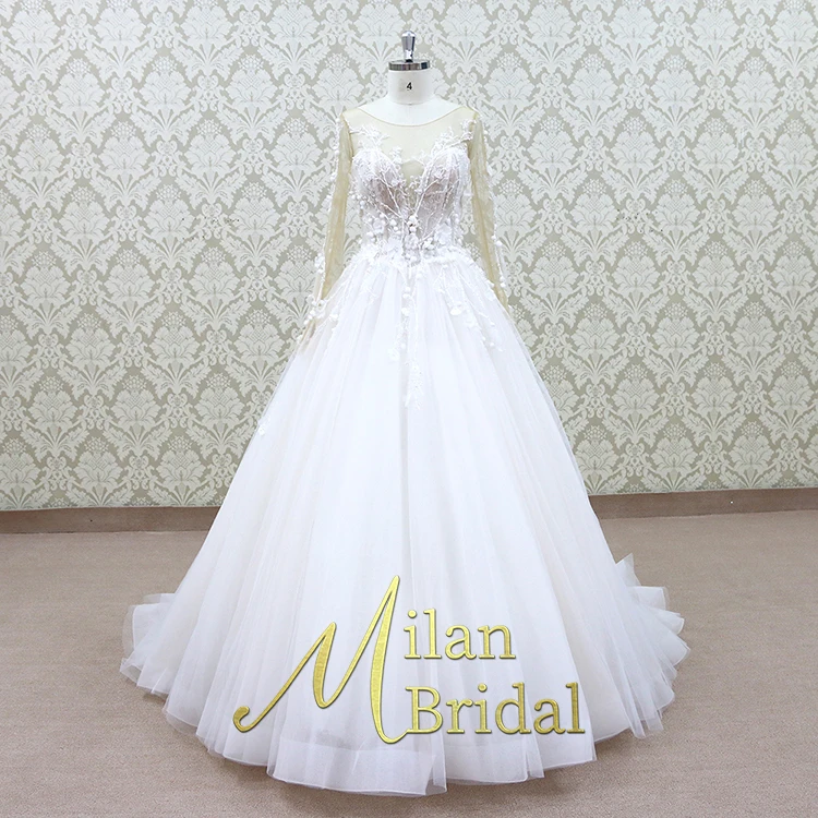 Newest Long Sleeve Imperial Wedding Dress Buy Imperial Wedding