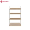 high standard garment store furniture storage shelf new design retail display rack wooden display stand with competitive price