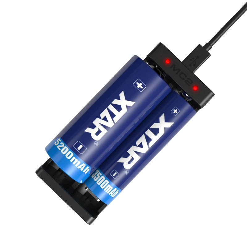 

2019 XTAR MC2 Vape Battery Charger 2 Slot USB Port Charging MAX 0.5A