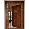 Best seller Congo saberi foreign elegant fiberglass antique wood lattice door
