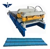 glazed aluminum and metal single layer roofing tiles roll forming processing machine equipment