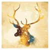 The picture of an elk diy oil painting by number on canvas for Living Room Wall Drawing Home Decor or office