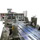 FRP roofing boards tile continuous making machine