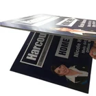 American popular pp coroplast sign board yard sign with iron wire stake