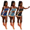 A7592 2019 New ladies denim skirt and crop top set two piece set women dress clothing