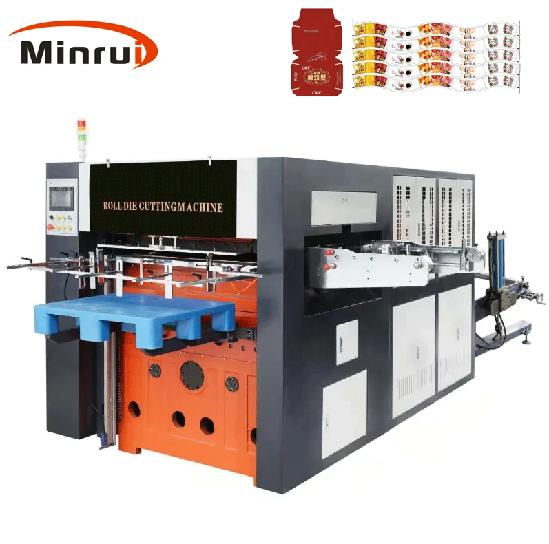 MR-950 Rubber Wheal ROLLING PAPER CUP FAN DIE CUTTING MACHINE for sale