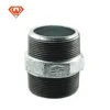 Shanxi Taiyuan Hot Dipped Galvanized Black Malleable Iron Pipe Fittings Nipple
