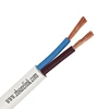 hot sell high quatity PVC electric cable sheathed copper wire conductor flexible cable RVV 2 cores