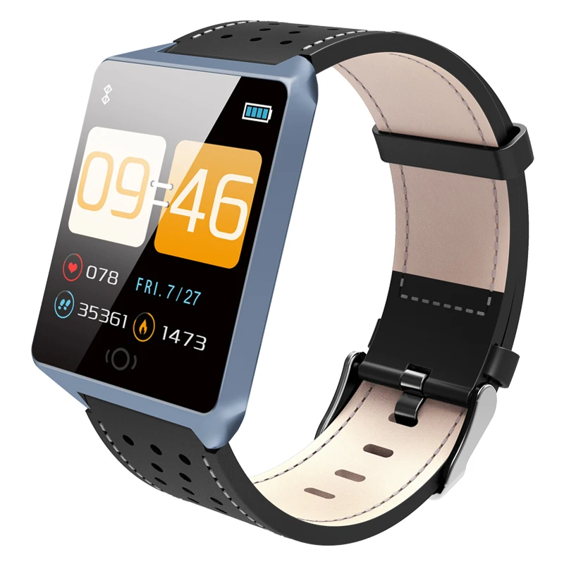 

Weather shows Color Screen IOS IP67 Waterproof smart watch CK19 smartwatch android heart rate monitor Pedometer blood pressure