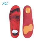 Foot care breathable and anti-bacterial shock absorption orthotic sport shoes insoles