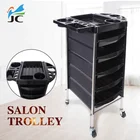 plastic black hair extension facial manicure hairdressing beauty salon trolley
