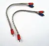 Audio Cable cable rca "Y" Splitter Adapter 2 Female to 1 Male Plug 1 Pcs RCA cable