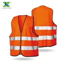 Hi Vis Wholesale High Visibility Airport Police Construction Security Reflective Safety Vest With Pockets