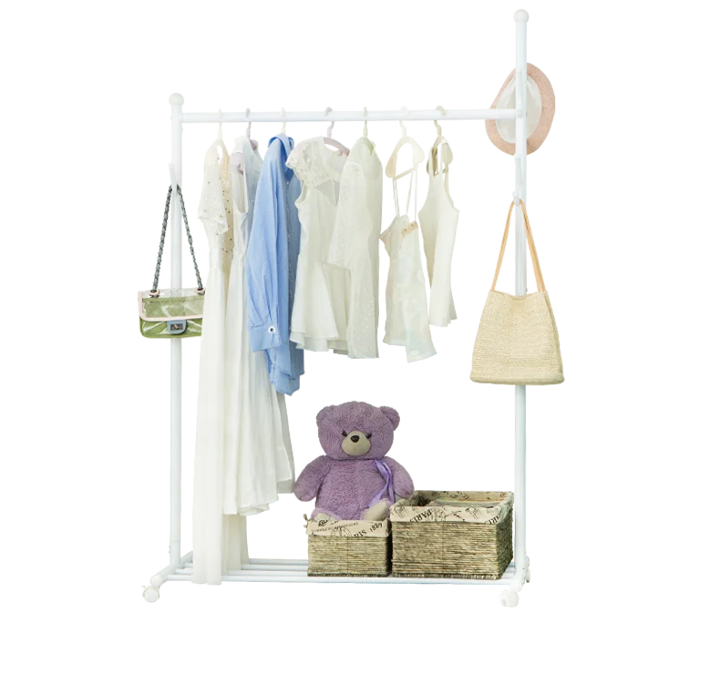 Venta al por mayor percheros para ropa con ruedas-Compre online los