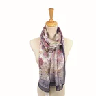 brand name chiffon silk habotai neck skinny scarf with manufacturing custom logo