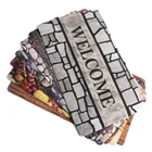 Custom print kitchen floor mat carpet, anti slip bathroom mat door mats pvc cushion carpet