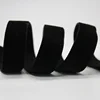 Stock 1" Double Faced Black Velvet Ribbon For Package