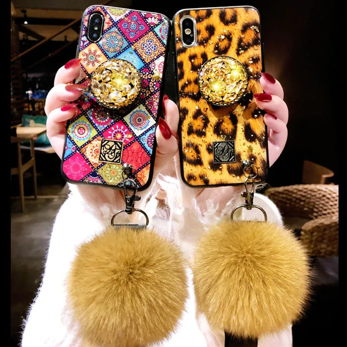 Hot Sell for iPhone XS MAX XR X 8 7 6 Plus Fashion pompom Strap Case with Diamond Stand Holder, 2 colors
Hot Sell for iPhone XS MAX XR X 8 7 6 Plus Fashion pompom Strap Case with Diamond Stand Holder, 2 colors