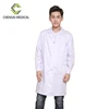 Doctor's long sleeve white clothes coat high quality lab coat white