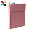 Offset printing high quality pink pantone color design own logo A5 notebook agenda journal
