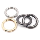 New Spring Round Carabiner Snap Hook Circle Camping Spring Snap Clip Hook Keychain