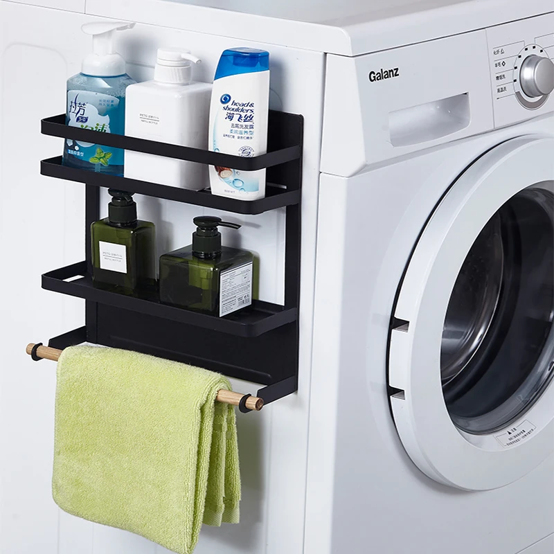 Original manufacturer supply magnetic wash machine organizer rack black and white color can choose, White and black coating
Original manufacturer supply magnetic wash machine organizer rack black and white color can choose, White and black coating