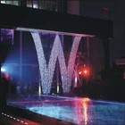 water curtain screen fountain water screen projection projector