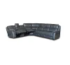 Living room sofa set recliner leather U shaped sectional sofa