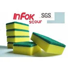 hot sale cellulose sponge cloth scouring pads for kitchen use
