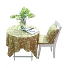 Superior Quality disposable table cover puzzle style custom printed cotton damask table cloth cotton wedding decorative