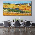 3D-Printing Home goods Van Gogh reproduction Wheat Fields series Harvest oil painting on canvas