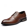 Male Footwear Large Size 48 Brogues Style Fashion Retro Business Casual Genuine Leather Oxford Shoes for Men
